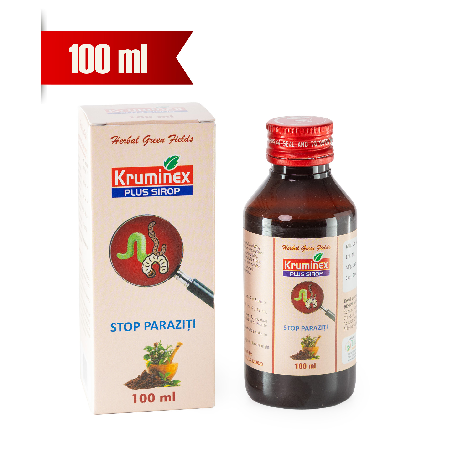 Kruminex plus sirop – Viermi și paraziți intestinali