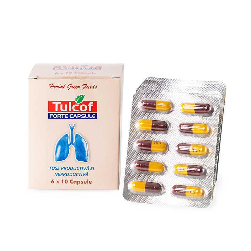 Tulcof forte capsule – Tuse productivă și neproductivă